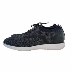 G.H. BASS & CO Connor 2 Tone KT Oxford 9 Casual Black Gray Knit Shoes Men's
